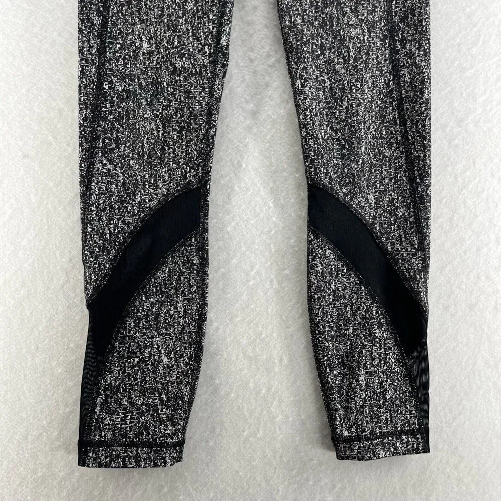 Lululemon Leggings Women Sz 6 Run Inspire Crop II Pull On Stretch Workout Gray - Picture 4 of 10